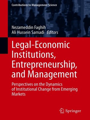 cover image of Legal-Economic Institutions, Entrepreneurship, and Management